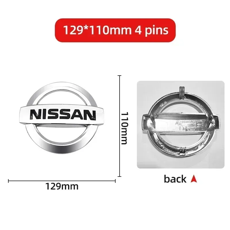 

Hot T31 Cars 2025 для Nissan 1 шт. Автомобильная передняя головка капота, эмблема заднего багажника, значок багажника, руль для Nissan X-trail