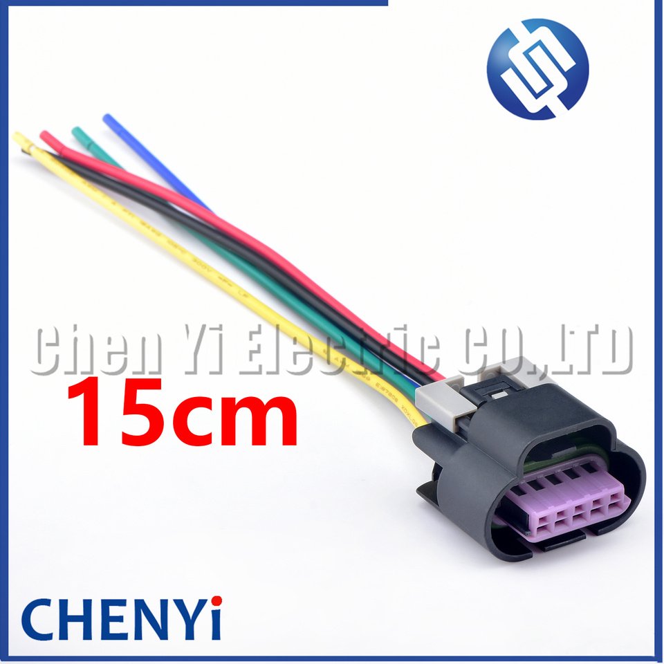 

5-контактный гнездовой автомобильный водонепроницаемый разъем, Датчик MAF, штепсельная вилка катушки зажигания, штепсельная вилка 15305554 для Chevrolet GM MG Rover