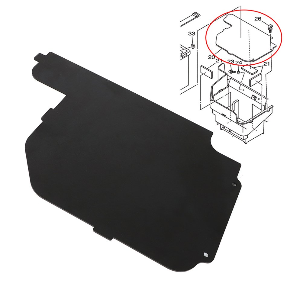 

Крышка батарейного отсека для Yamaha Rhino 450 660 YXR450F YXR660F # 5Ug-H2129-10-00
