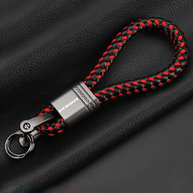 

Для Suzuki M109R Boulevard M109R M 109R 109 R аксессуары индивидуальный логотип мотоциклетный плетеный веревочный брелок металлический брелок