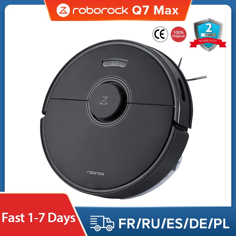 

Робот-пылесос Roborock Q7 Max, <500 Вт, беспроводной, влажная уборка, пылесборник