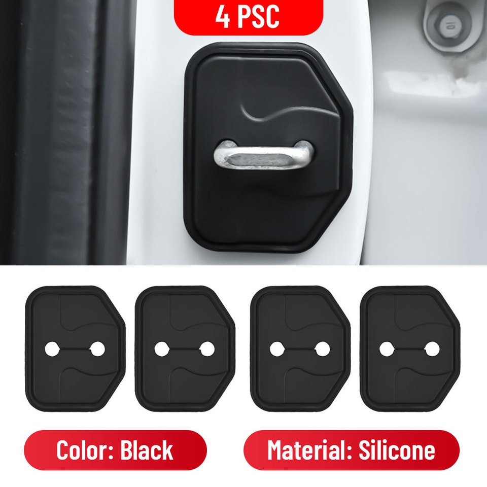 

For GEELY STARRAY ATLAS 2024 Car Door Shock Absorber Door Lock Protector Silicone Auto Door Lock Latches Cover Accessories