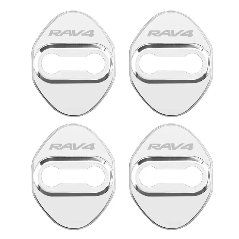 

4 шт. автомобильный Стайлинг, чехлы для дверных замков автомобиля для Toyota RAV4 2008-2018 2013 2017, защитные и декоративные наклейки на автомобильные аксессуары