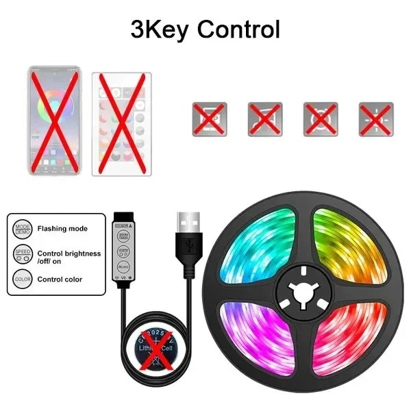 

NIMIMOON RGB светодиодная лента USB 5050 1-30 м