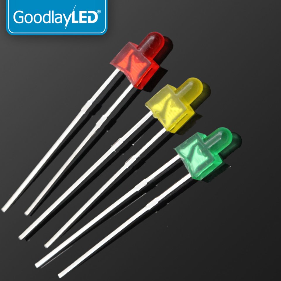 

GOODLAYLED 2mm Short feet RGB светодиоды