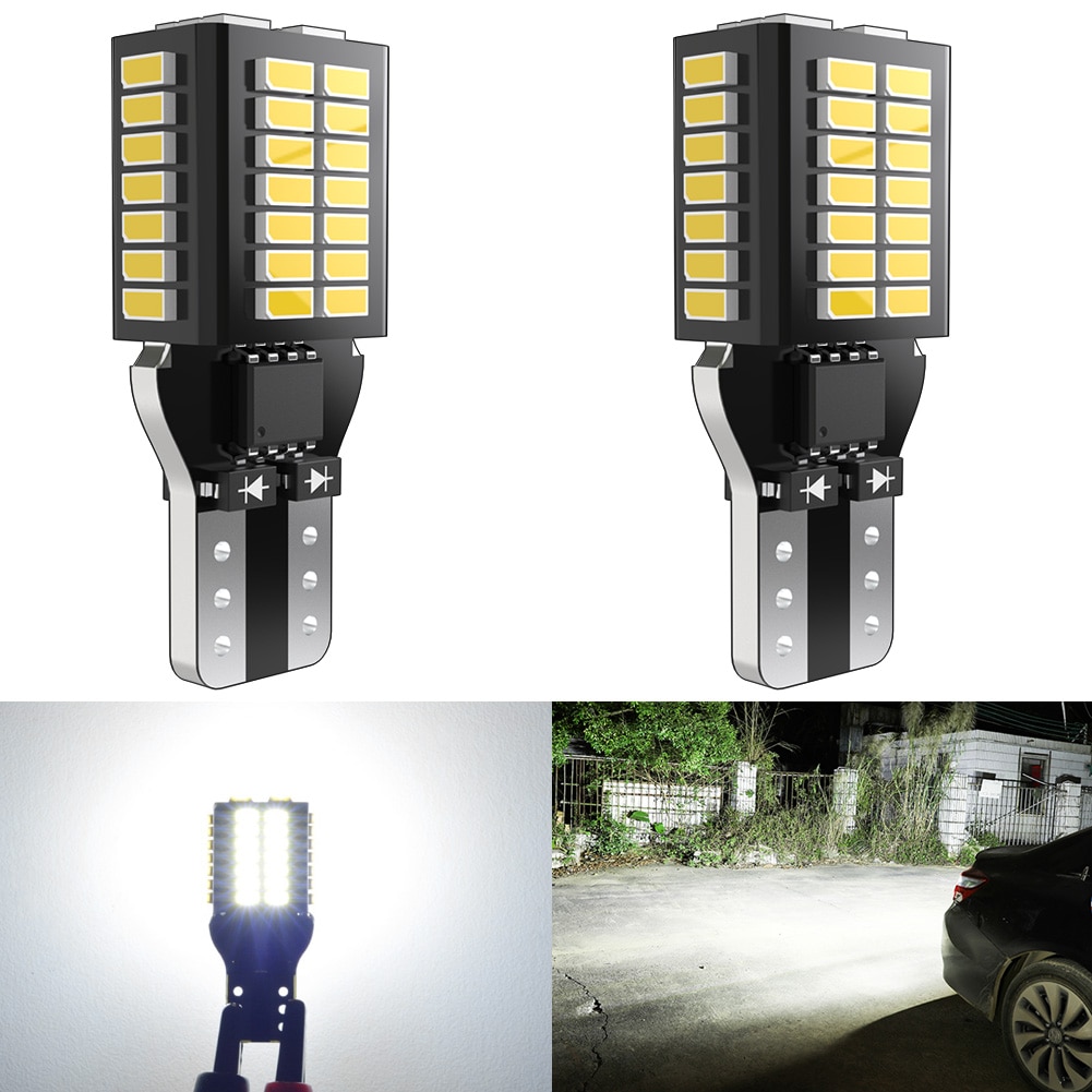 

2 шт., Сверхъяркие лампы T15 W16W 921 912 T16 T10 902