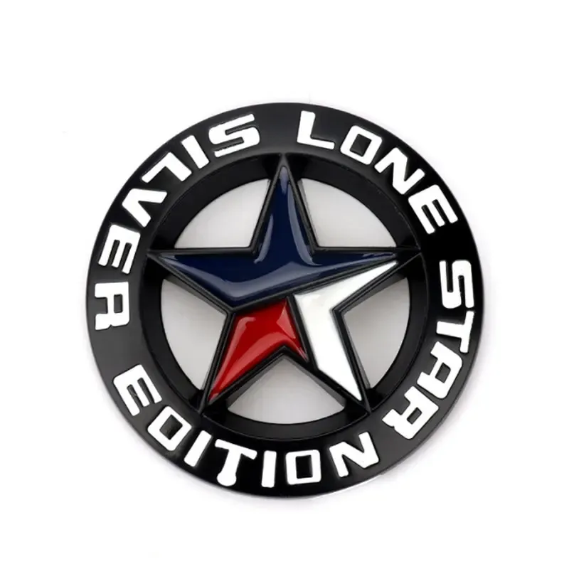 

Модифицированные аксессуары для Jeep Lone Star Texas Off-Road, логотип автомобиля, значок LoneStar, выпуск металлических автомобильных наклеек