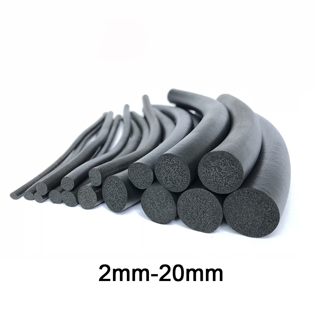 

Черная уплотнительная лента EPDM Fittle 2-20 мм