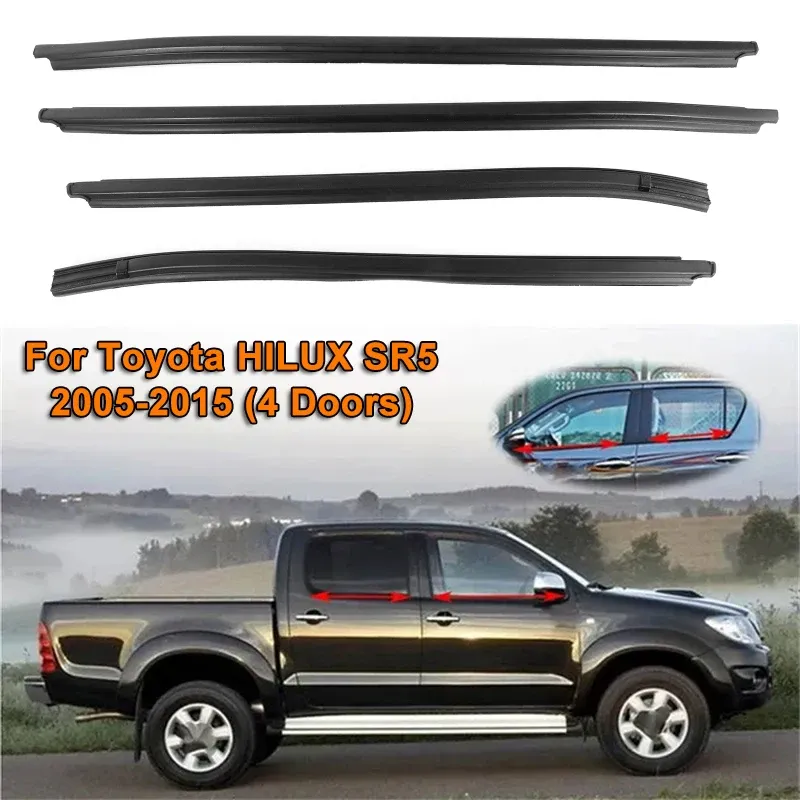 

4 шт., автомобильные стекла для Toyota HILUX SR5 2005-2015 (4 двери)