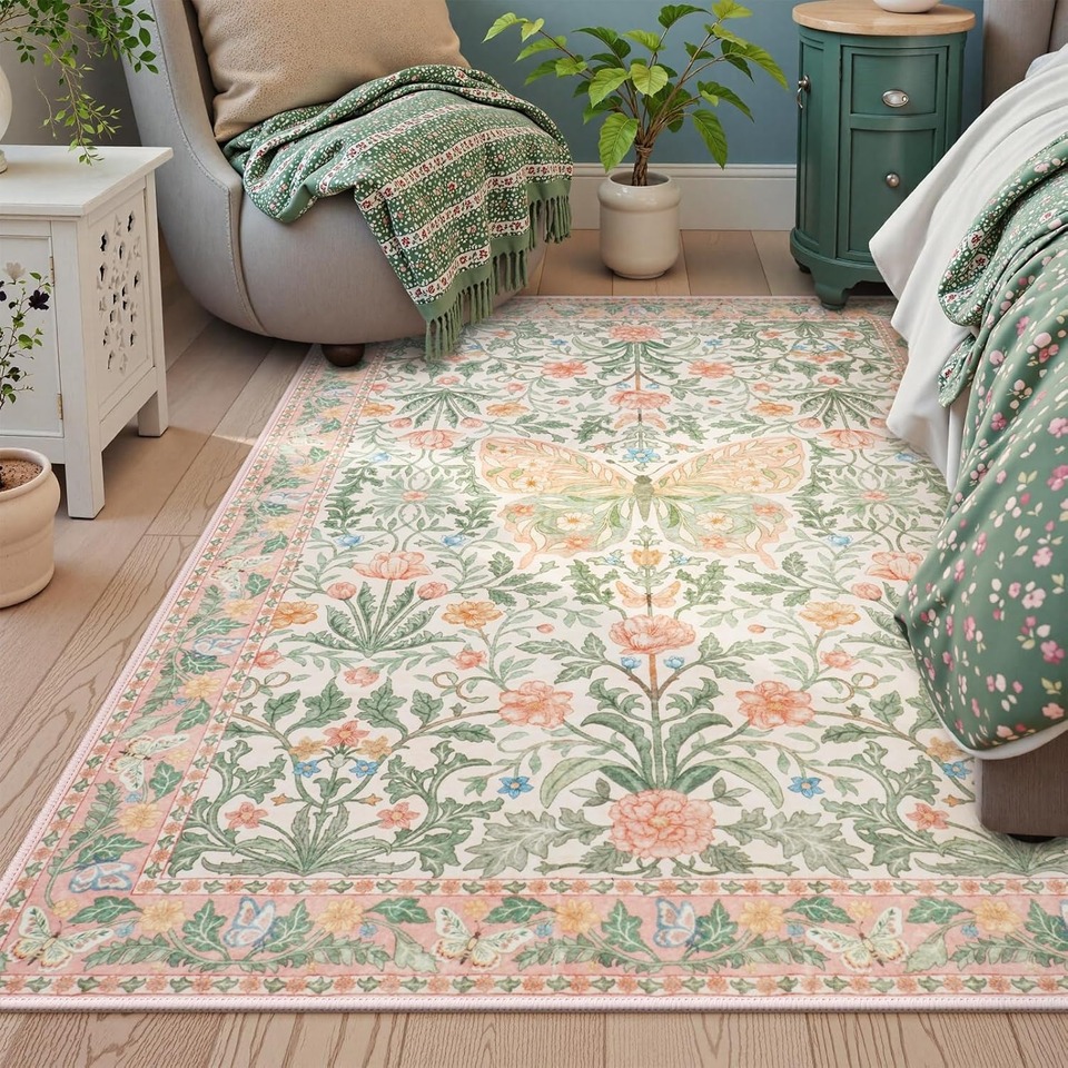 

Мягкий цветочный ковер Tapis для спальни