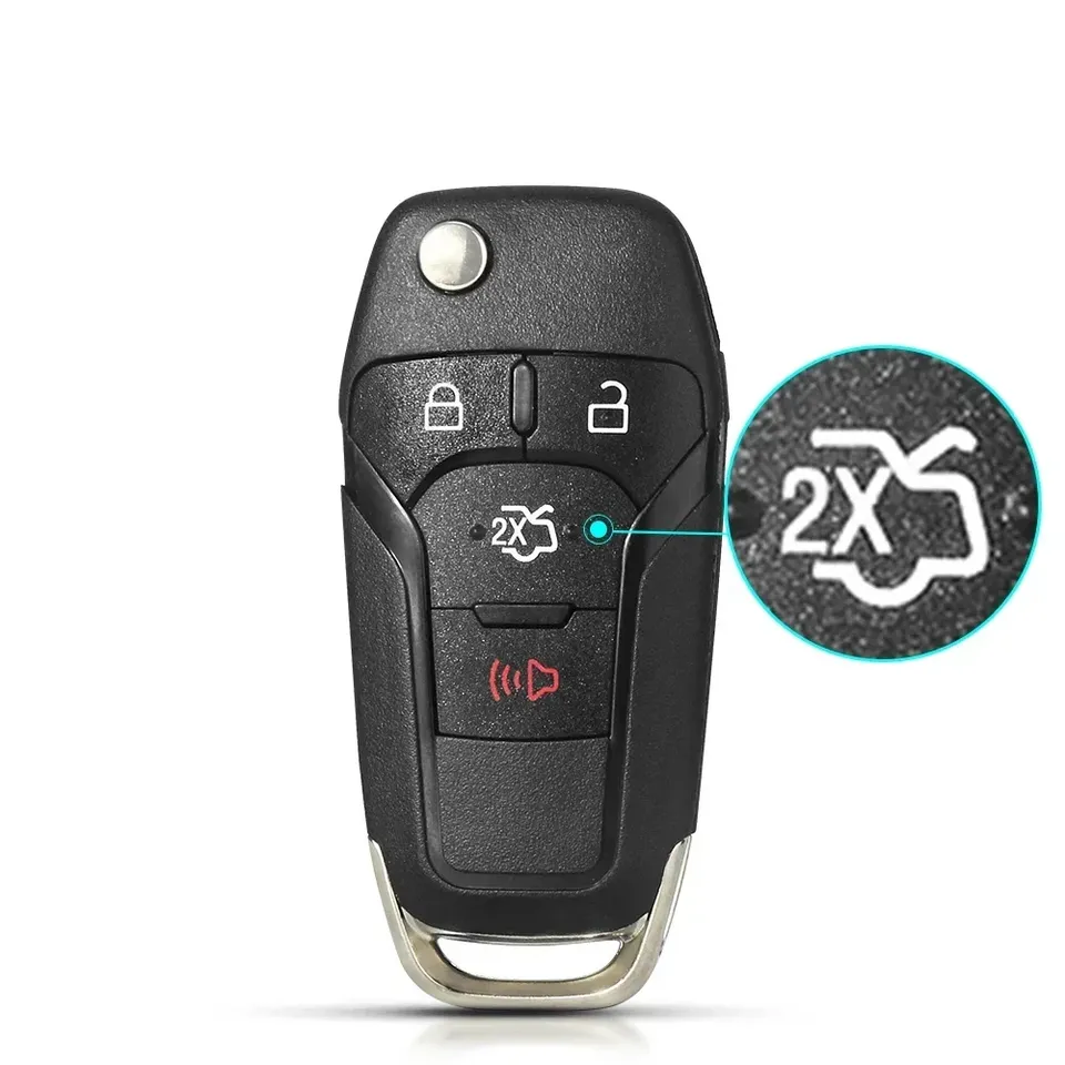 

Dandkey для Ford F-150 F-250 F-350 KA Fiesta Mondeo Fob 2/3/4 кнопочный пульт дистанционного управления для автомобиля