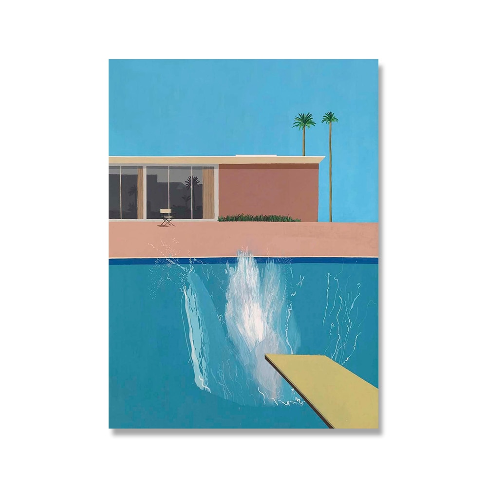 

Художественный постер David Hockney "Большой всплеск"