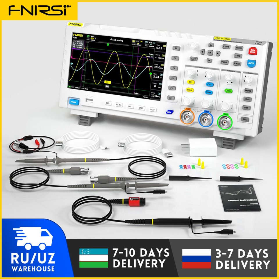 

FNIRSI 1014D 2-канальный осциллограф
