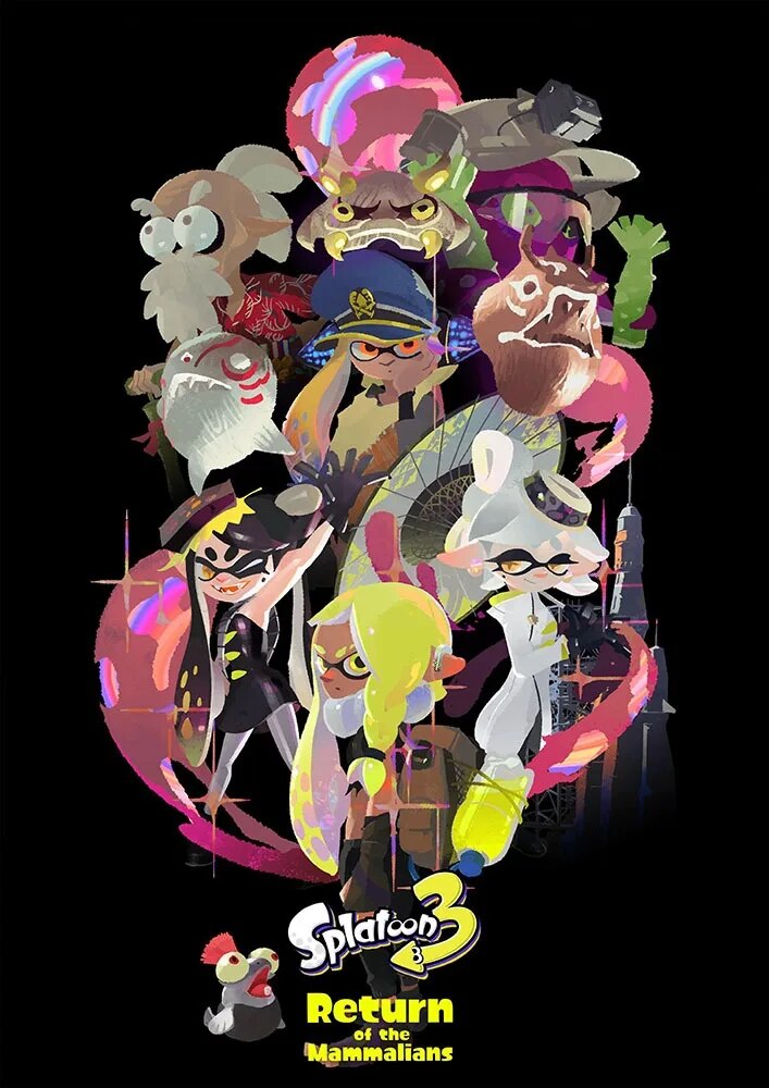 

Картина Splatoon 3 на холсте