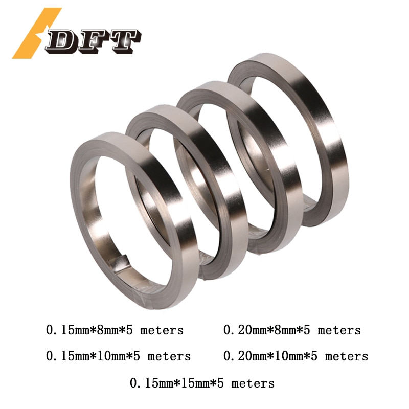 

Никелированная лента для точечной сварки Li 18650 5 м DFT001