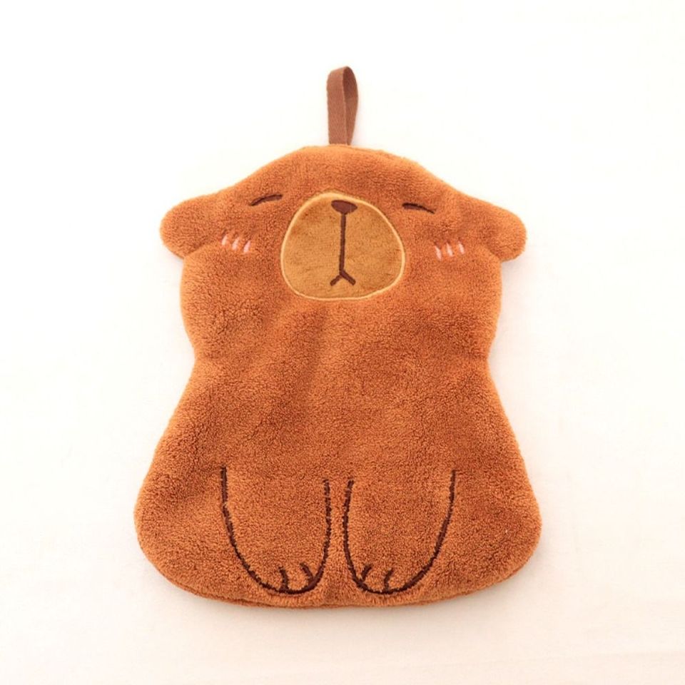 

Бархатное полотенце для рук Capybara