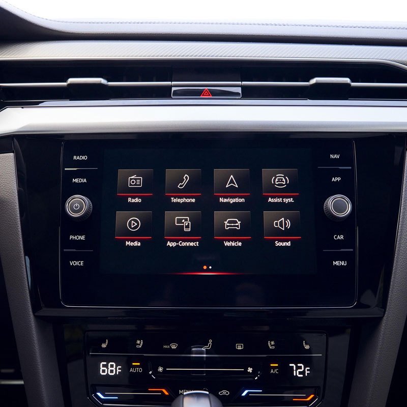 

Защитная пленка из закаленного стекла 9H для Volkswagen Arteon Hatchback 2021, 8 дюймов, автомобильная GPS-радиосистема