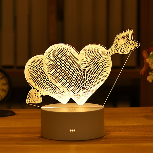 

DUUINO 3D Ночник USB Теплый белый