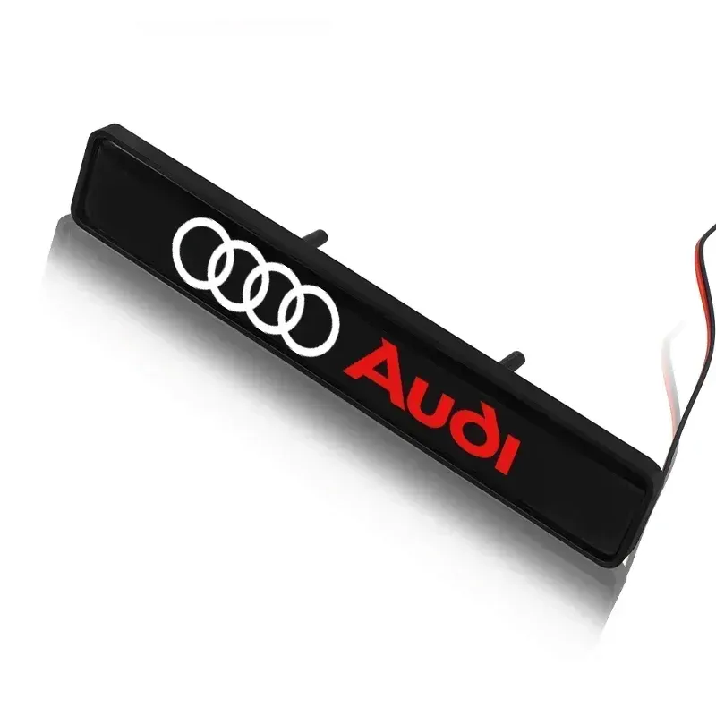 

Для Audi Автомобильная наклейка на переднюю решетку, эмблема гриля автомобиля, светодиодная эмблема, эмблема для Audi Sline A4 B6 B8 S2 S3 S4 S5 S6 A1 A3 A6 C