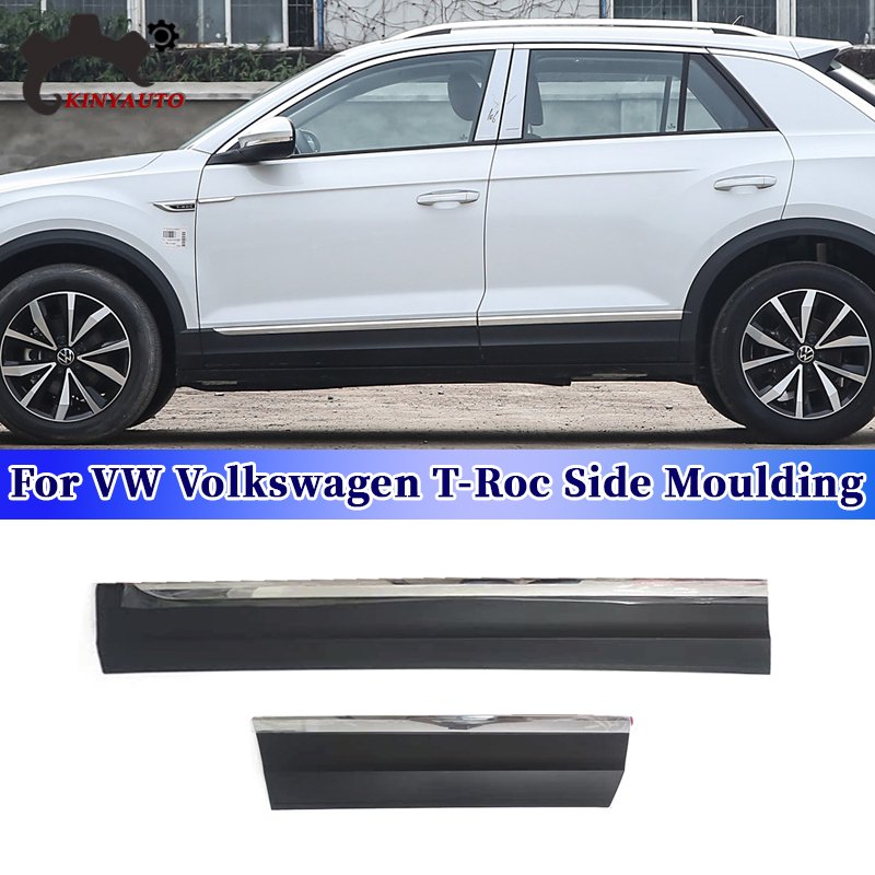 

Для VW Volkswagen T-Roc боковой молдинг хромированная передняя и задняя дверь декоративная полоса против царапин защитная пластина