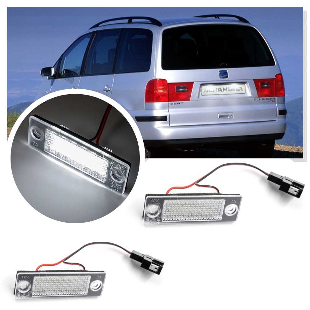 

2 шт., автомобильный номерной знак для Seat Alhambra Тип 7V8, 7V9 VW Sharan Тип 7M8, 7M9, 7M6 1996-2010