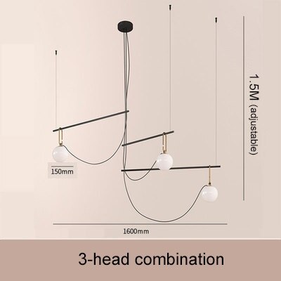 

Подвесные светильники LASHA Magic Bean 3 головы