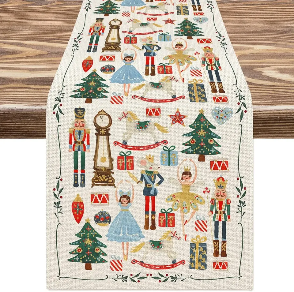 

Льняные дорожки для стола