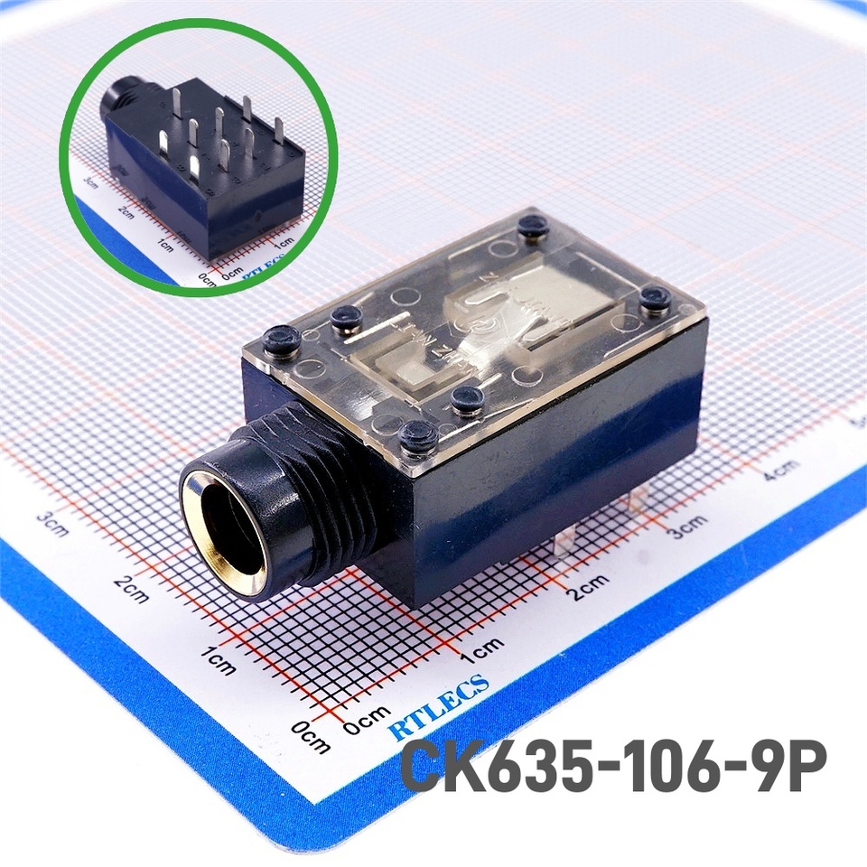 

RTLECS CK635 разъем для наушников 6,35 мм