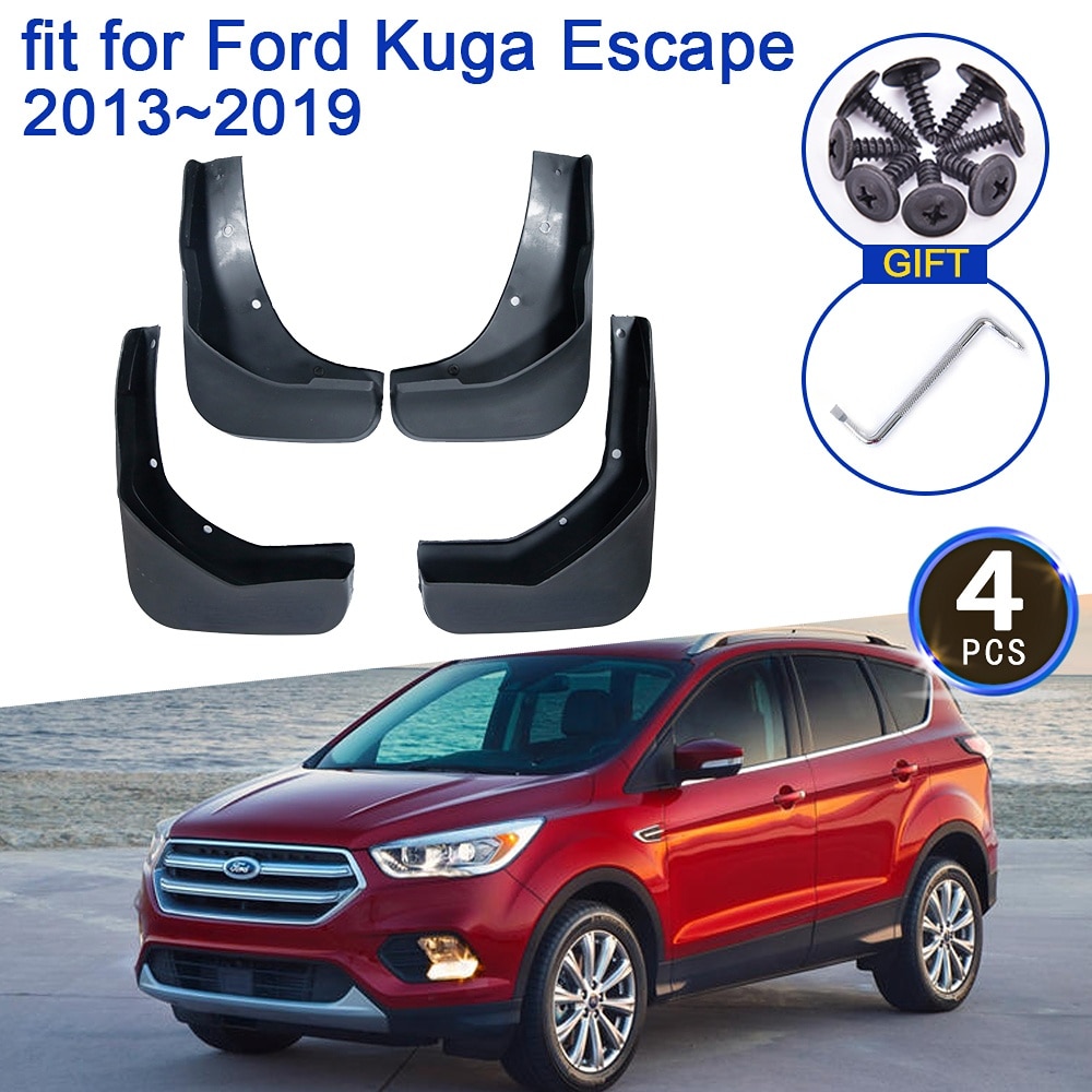 

Для Ford Kuga Escape 2 MK2 2013 2014 2015 2016 2017 2018 2019 Брызговики Брызговики Крылья Аксессуары для передних колес