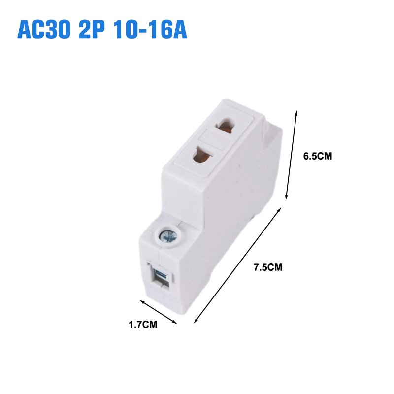 

Модульный разъем DIN-рейка AC30 10/16/25А 250/440В
