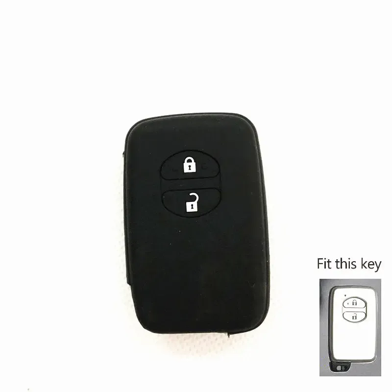 

Силиконовый чехол для ключей Toyota Camry, CHR, Corolla, RAV4, Avalon, Land Cruiser, Prado, Prius чехол дистанционного брелока, 2, 3, 4, кнопки 2017, 2018, 2019