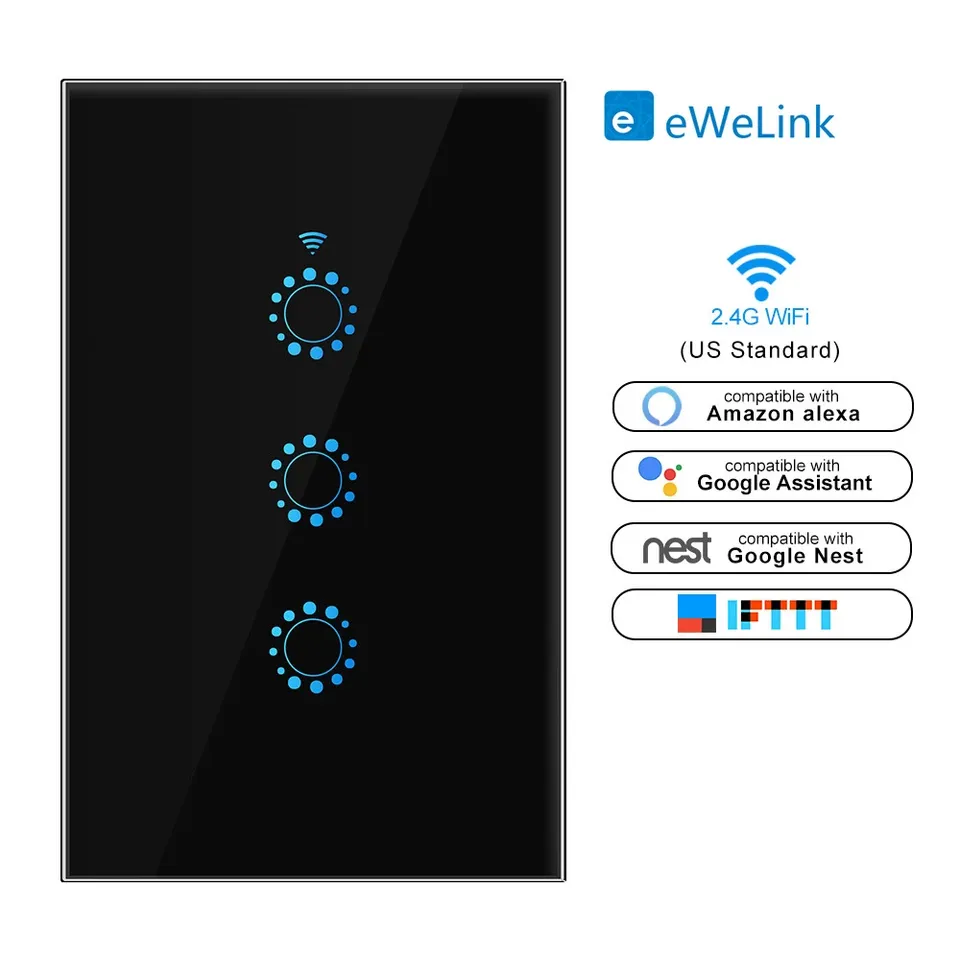 

SHAWADER Умный выключатель света Wi-Fi