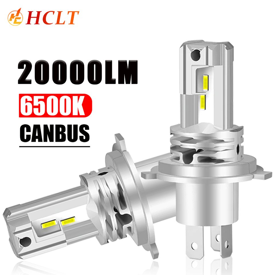 

Лампа для фар мотоциклов, H4, Canbus, CSP, для автомобилей 9003, HB2, без вентилятора, 6500K, беспроводная