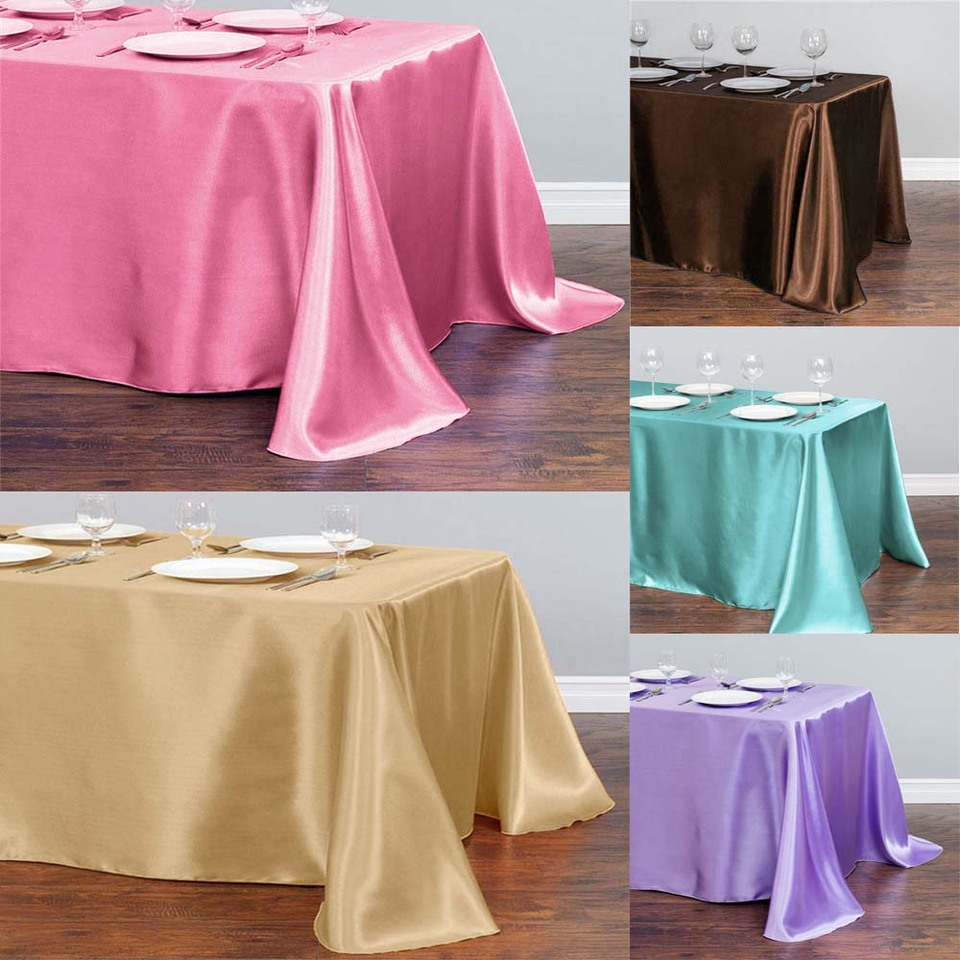 

Прямоугольная атласная скатерть dogoodbuinses 145x275 см