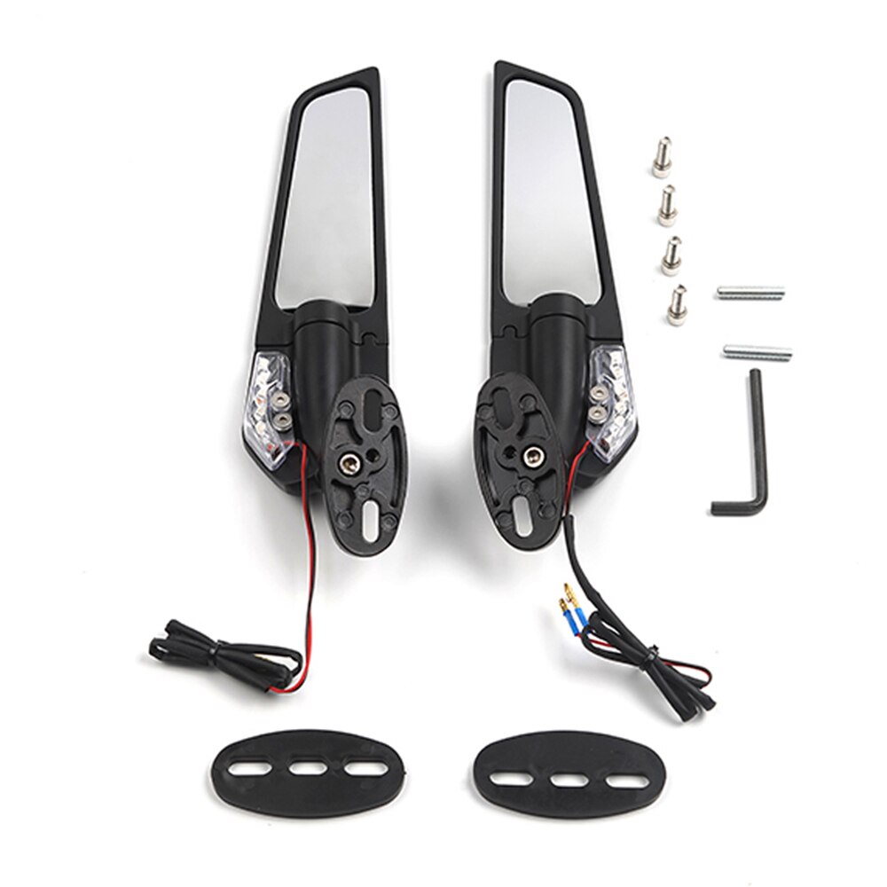 

Для Yamaha YZF R6 YZF-R6 2006-2007 Winglets Wing Stealth HD стеклянные зеркала Регулируемые вращающиеся спортивные зеркала аксессуары для мотоциклов