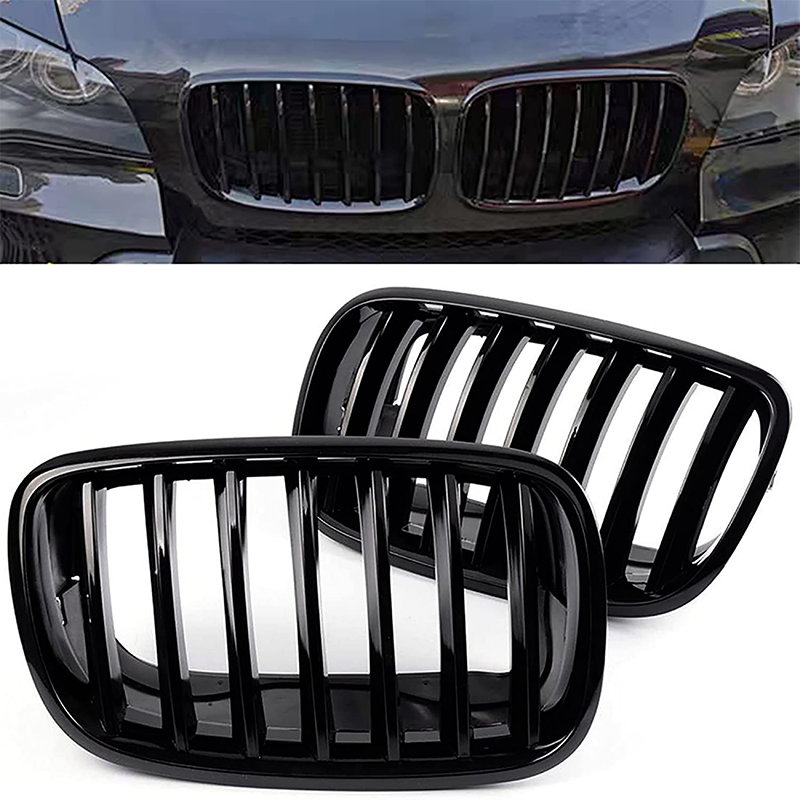 

Решетка переднего бампера для BMW X5 X6 E70 E71 E72, 2 шт.