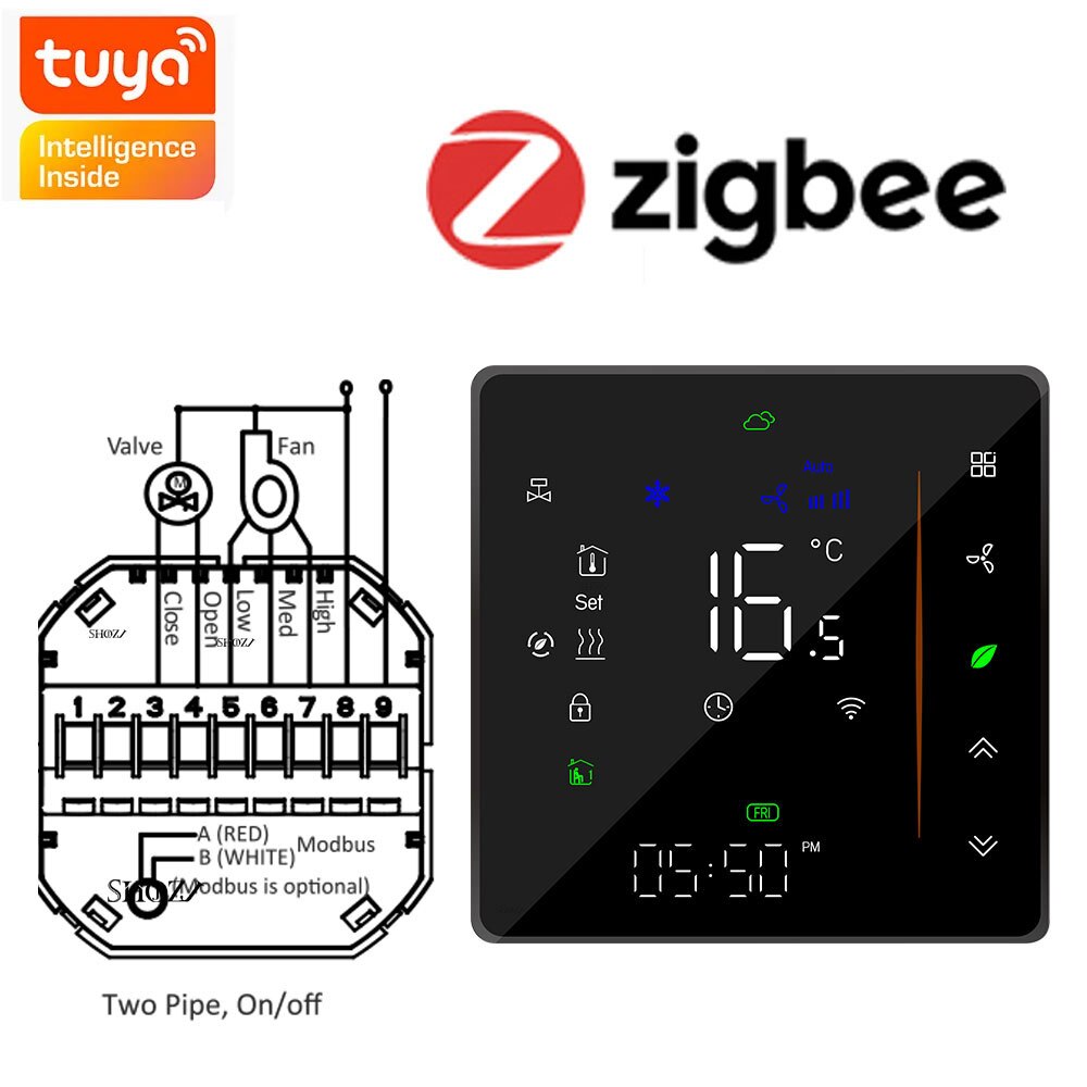 

Умный термостат Tuya Zigbee & WiFi для кондиционера