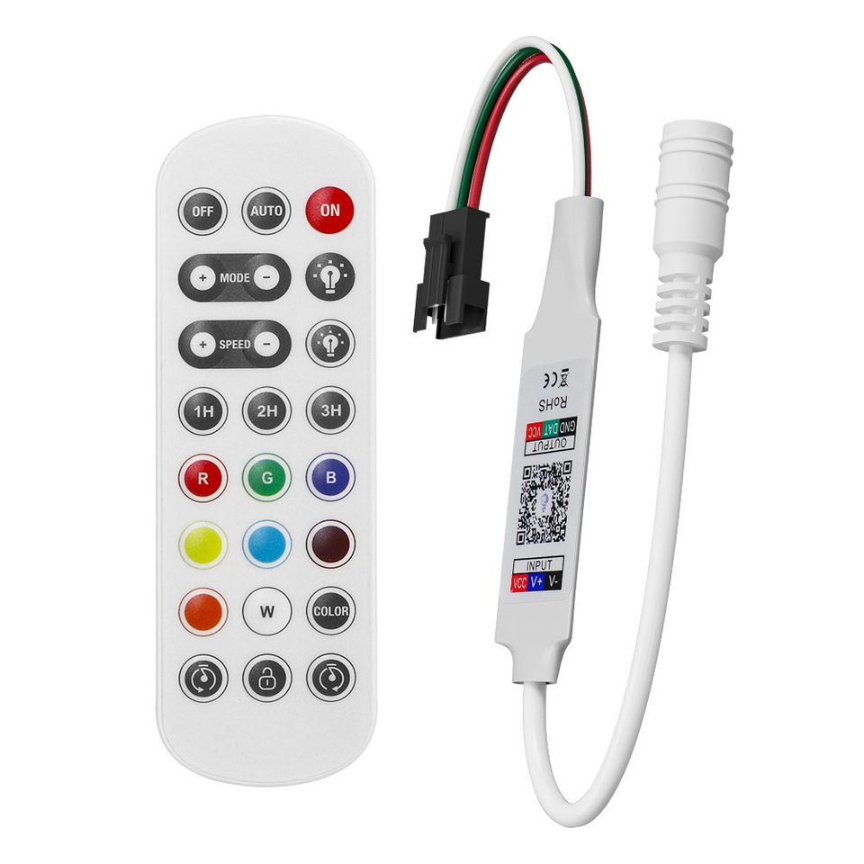 

Bluetooth RGBIC светодиодный контроллер WS2811 WS2812 24 клавиш