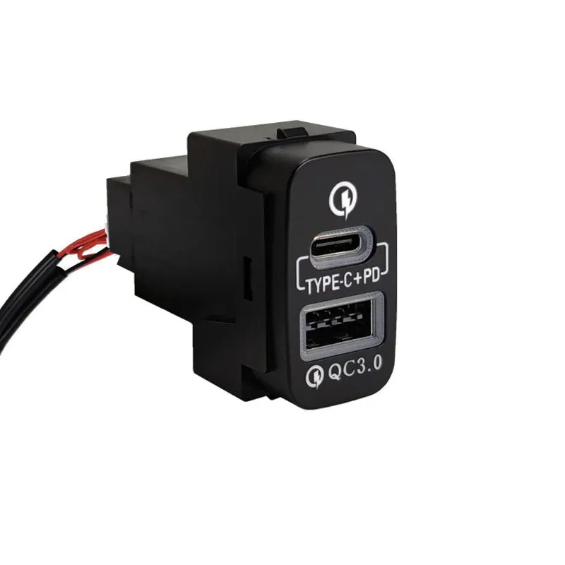 

Светильник льное зарядное устройство для быстрой зарядки, USB-разъем для Mitsubishi Outlander Lancer EX Pajero Sport ASX V73 V93 V97
