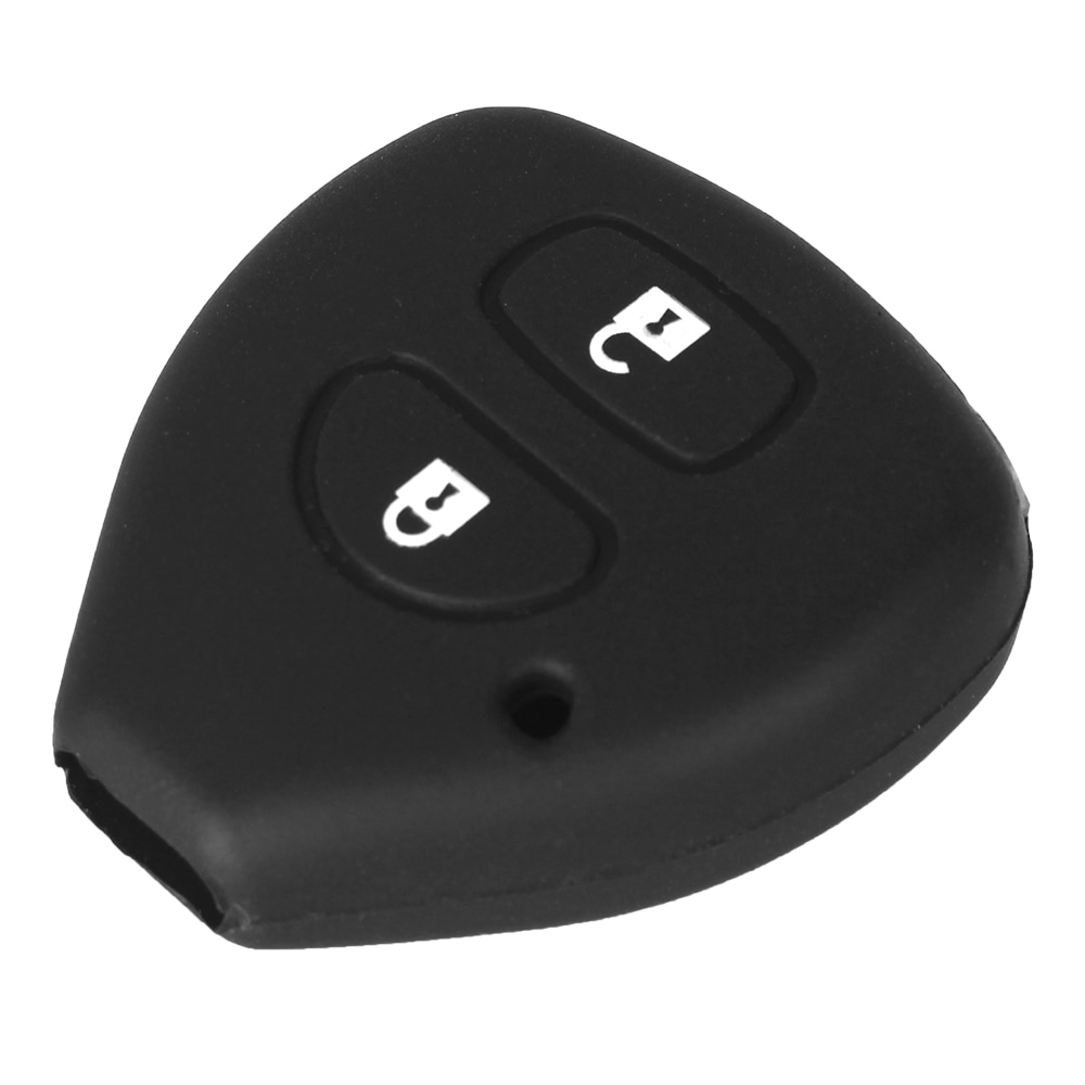 

Силиконовый чехол для ключей KEYYOU, 2 кнопки, для TOYOTA Corolla Hilux Vitz Rav4 Aqua Camry Land Cruis, Стайлинг автомобиля, чехол для ключей с дистанционным управлением