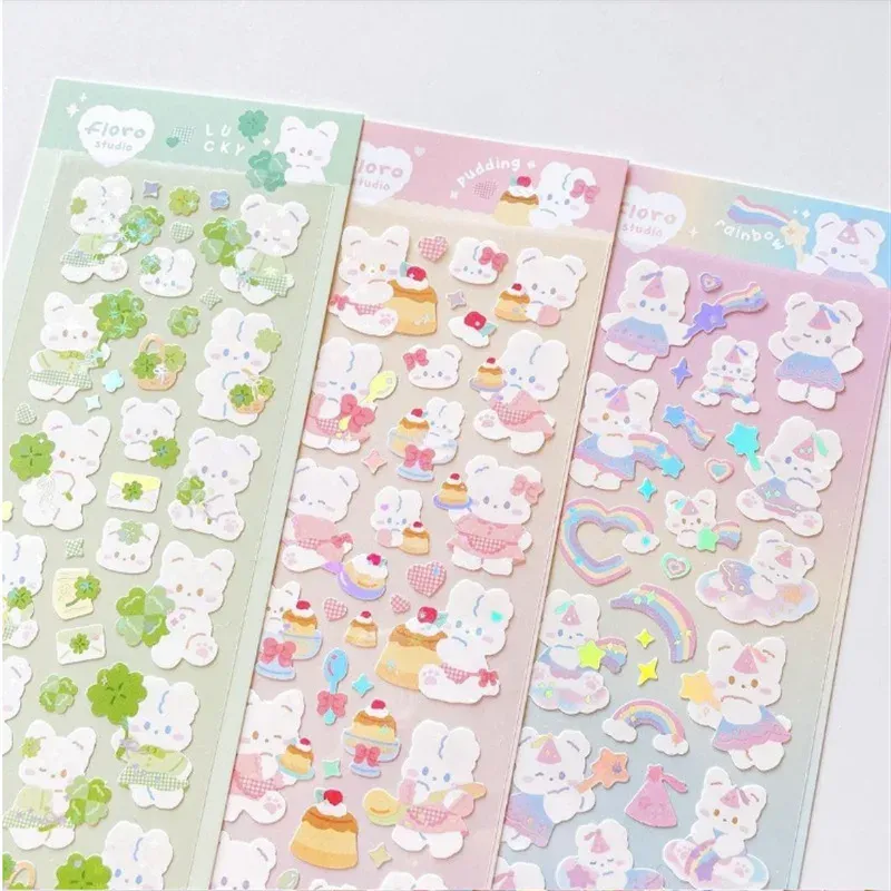 

Водостойкая наклейка Kawaii Bling Bunny