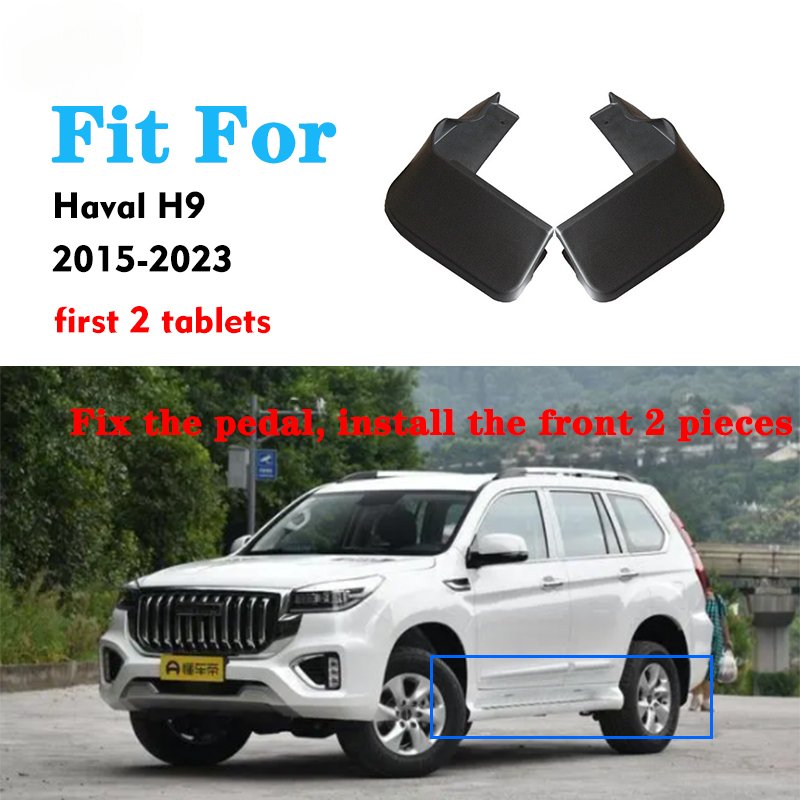 

Брызговики для Haval H9 2015-2023, брызговики на крыло, брызговики, автомобильные аксессуары, автостайлинд, передние и задние, 4 шт.