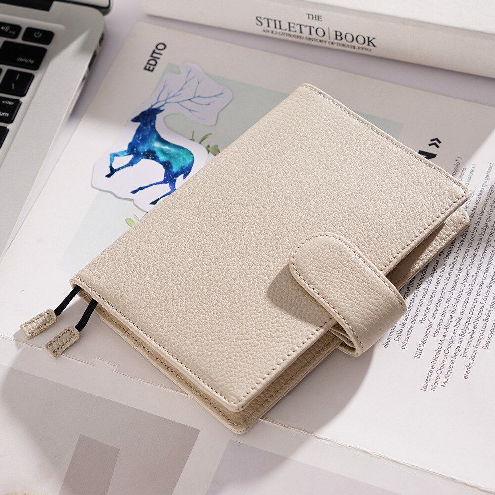 

Журнал дорожный из натуральной воловьей кожи, размеры A6, органайзер для ноутбука с задним карманом и застежкой, сменная Бумажная книга