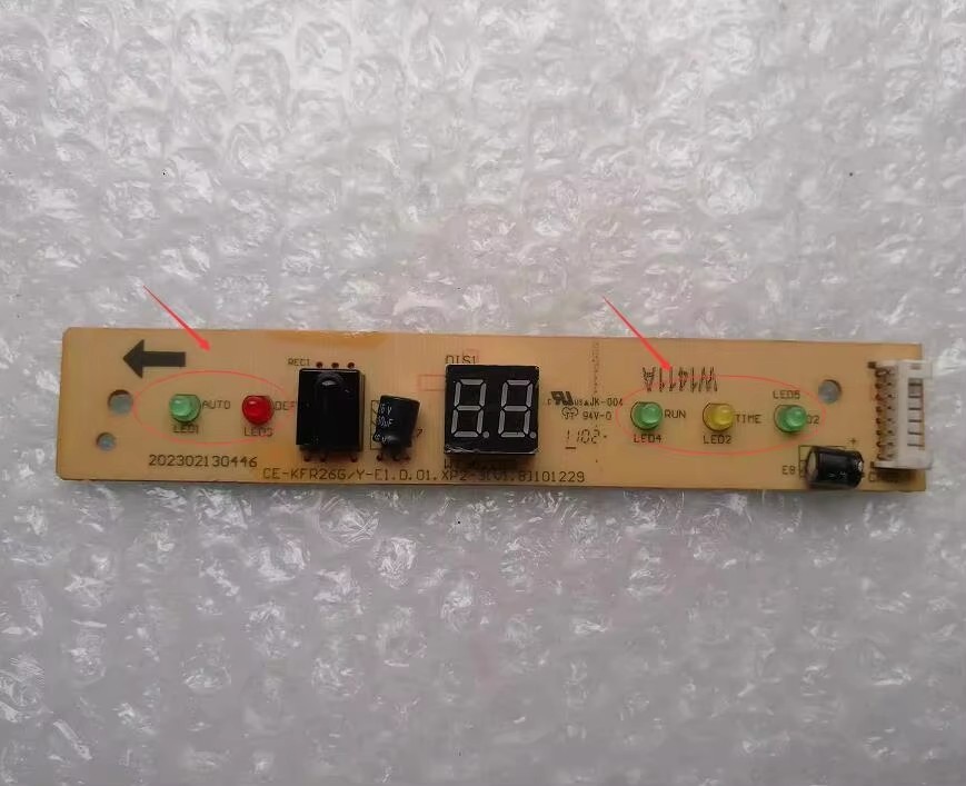 

Новый дисплей платы приемника Midea CE-KFR26G/Y-E1 D1S1WT3622BG 202302130446 CE-KFR26G/N1Y-R16