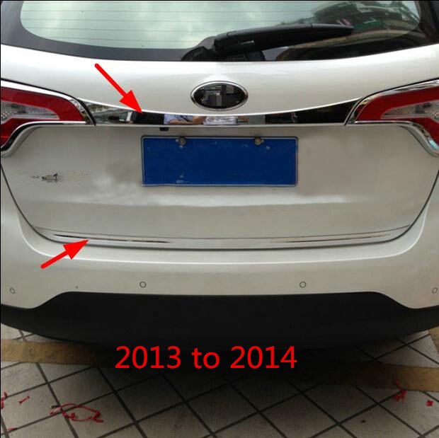 

Накладка на заднюю крышку багажника из АБС-пластика, хромированная, для KIA Sorento с 2013 по 2014 год, для KIA Sorento2015 по 2017 год
