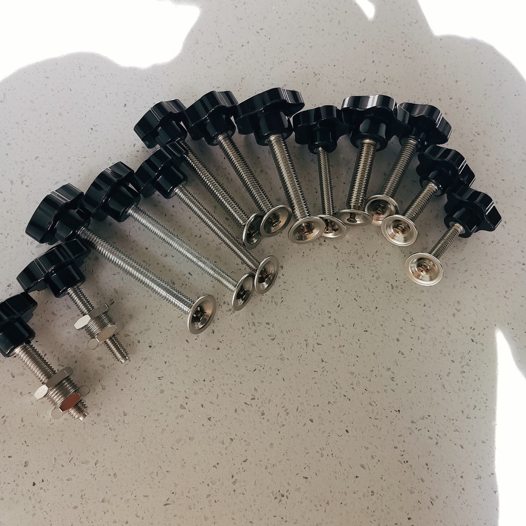 

10 шт./упак. Silk стол для трафаретной печати Handle M8 M10 Mesh Frame Clamp Screw с Pad