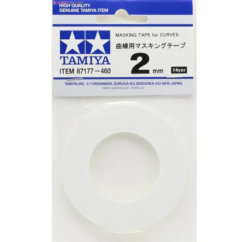 

Tamiya 87177 Маскировочная лента для кривых 2 мм наборы для моделирования хобби «сделай сам»