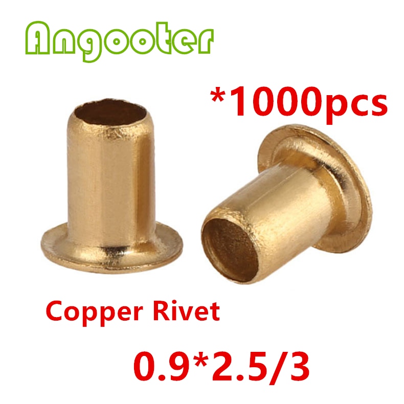 

Медные полые заклепки Angooter 1000 шт