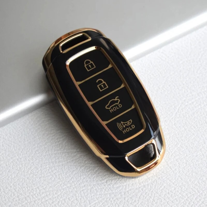 

Для Hyundai I30 Ix35 KONA Encino Solaris Azera greatig Accent Santa Fe Palisade ТПУ автомобильный брелок для ключей