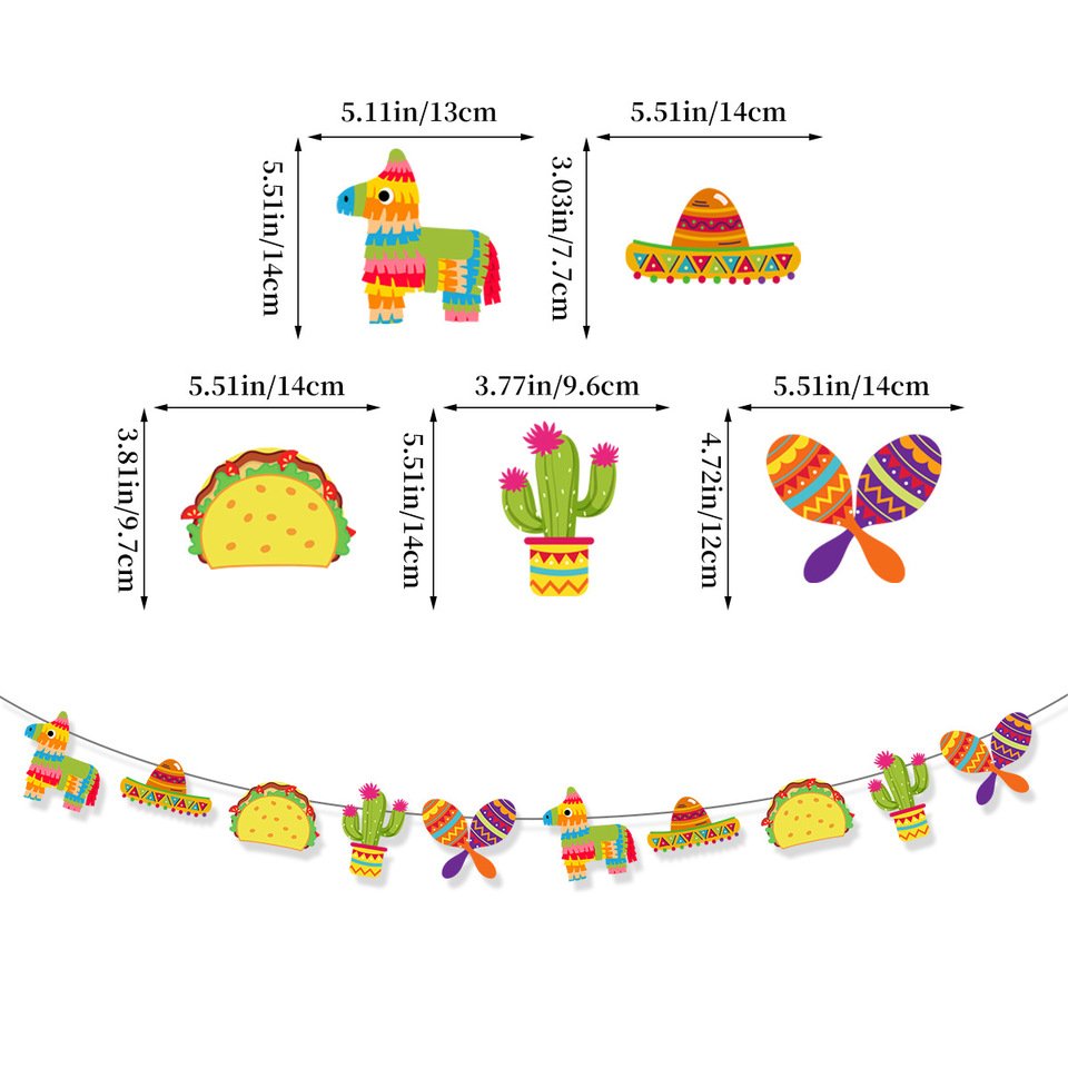 

Мексиканский тематический баннер для праздника Cinco De Mayo